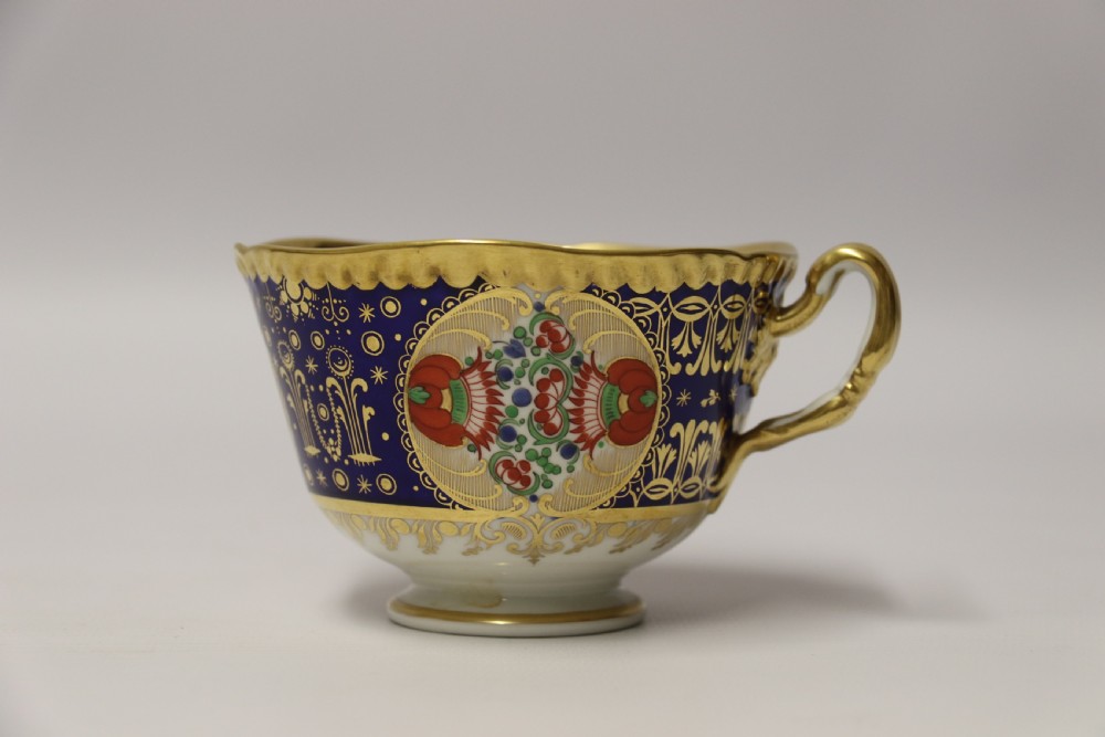 An early 19th c Chamberlain Worcester Cup and Saucer
From the Sir James Yeo Service.
 View VIII