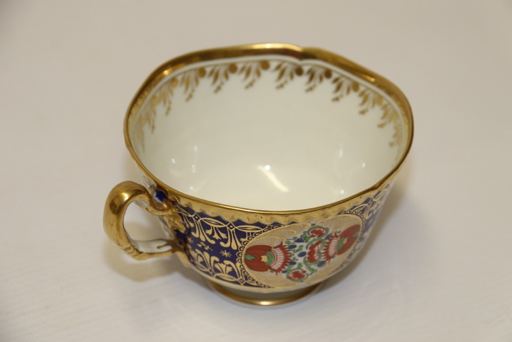 An early 19th c Chamberlain Worcester Cup and Saucer
From the Sir James Yeo Service.
 View XIV