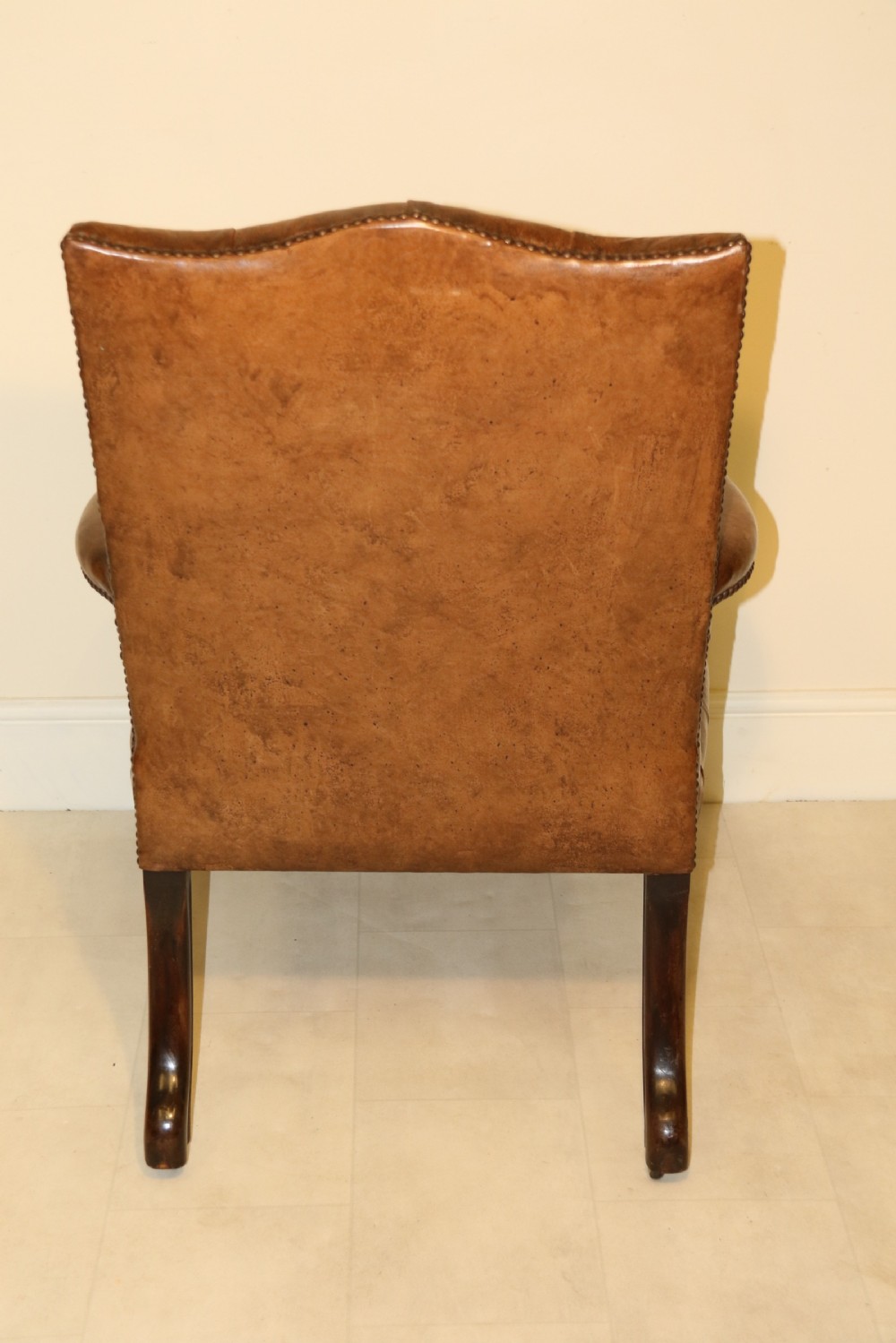 A superb 19th c Chippendale style Gainsborough Arm Chair.   View XVI