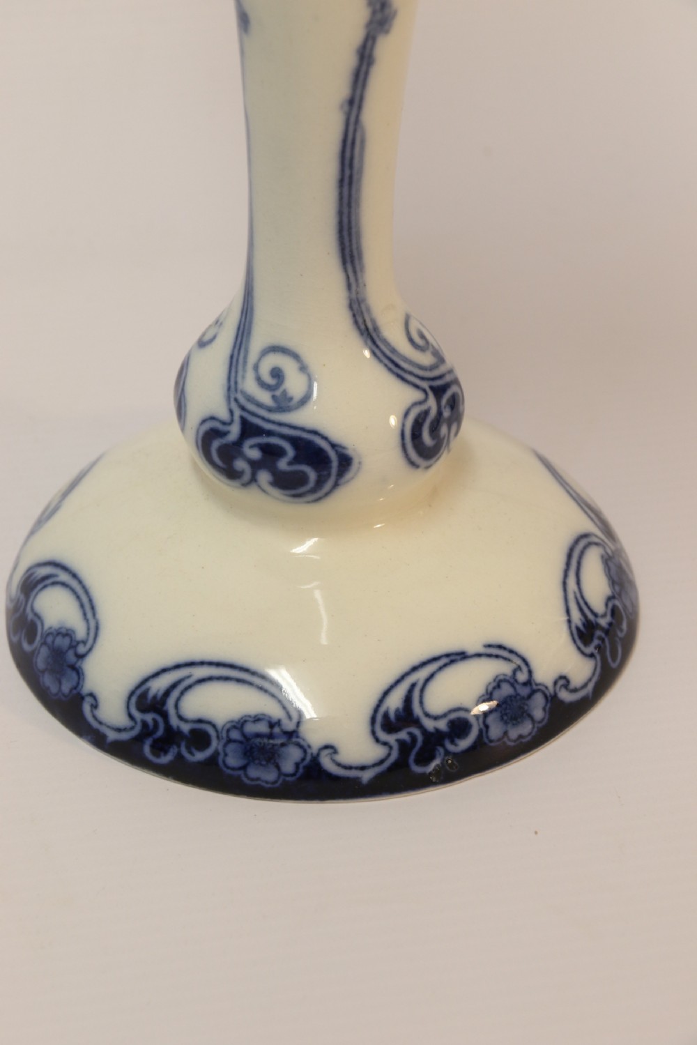 A pair of Art Nouveau Pottery Candle sticks View VII