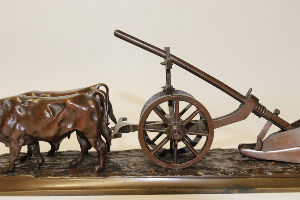 A fine 19th century agricultural bronze study View VII