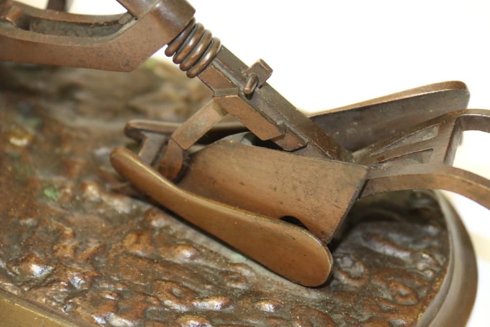 A fine 19th century agricultural bronze study View XIII