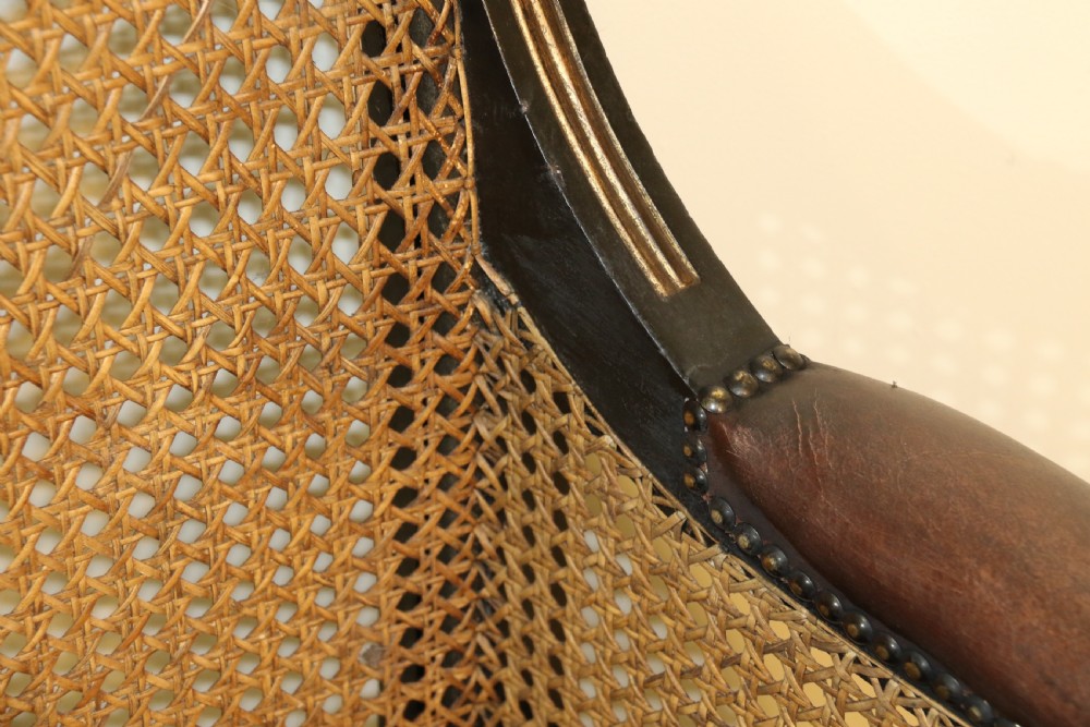 A superb pair of Bergère Library Chairs. View X