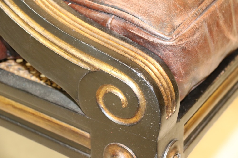 A superb pair of Bergère Library Chairs. View XIV