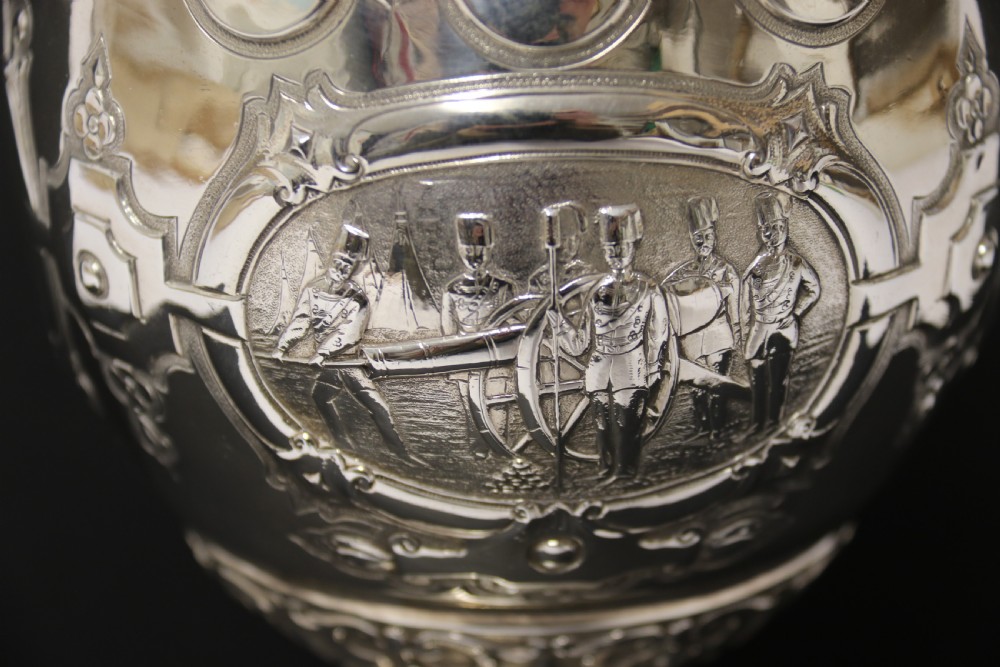 A rare silver mid-19th century Cornish Military Trophy View II