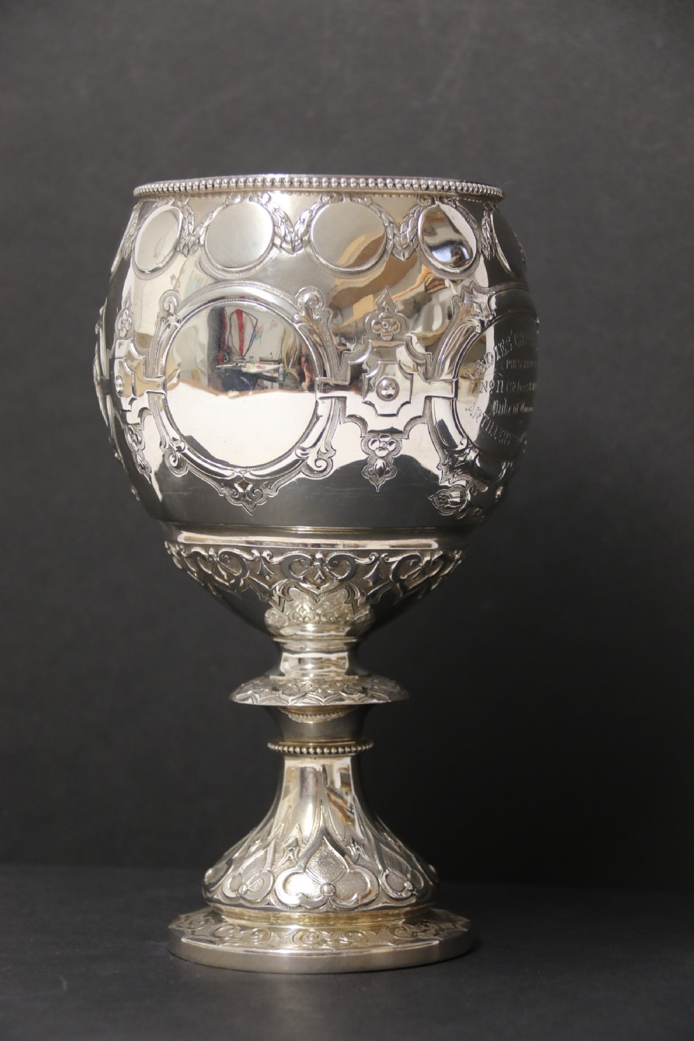 A rare silver mid-19th century Cornish Military Trophy View IV