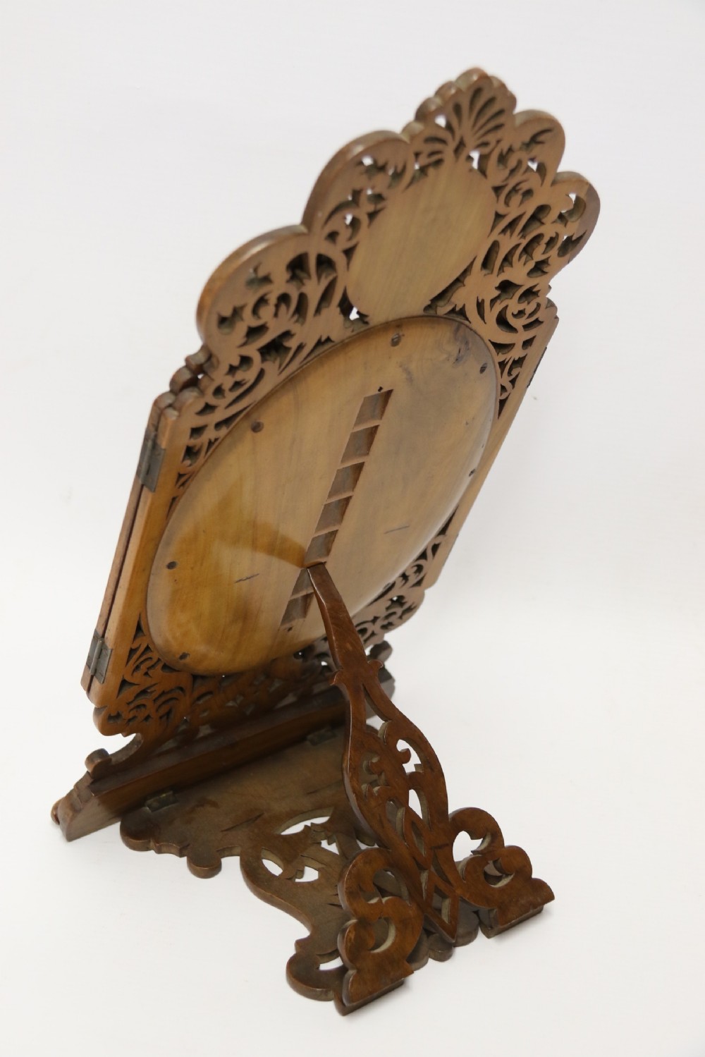 A Fine Grand Tour Italian Sorrento Ware Marquetry  Adjustable Mirror View VII