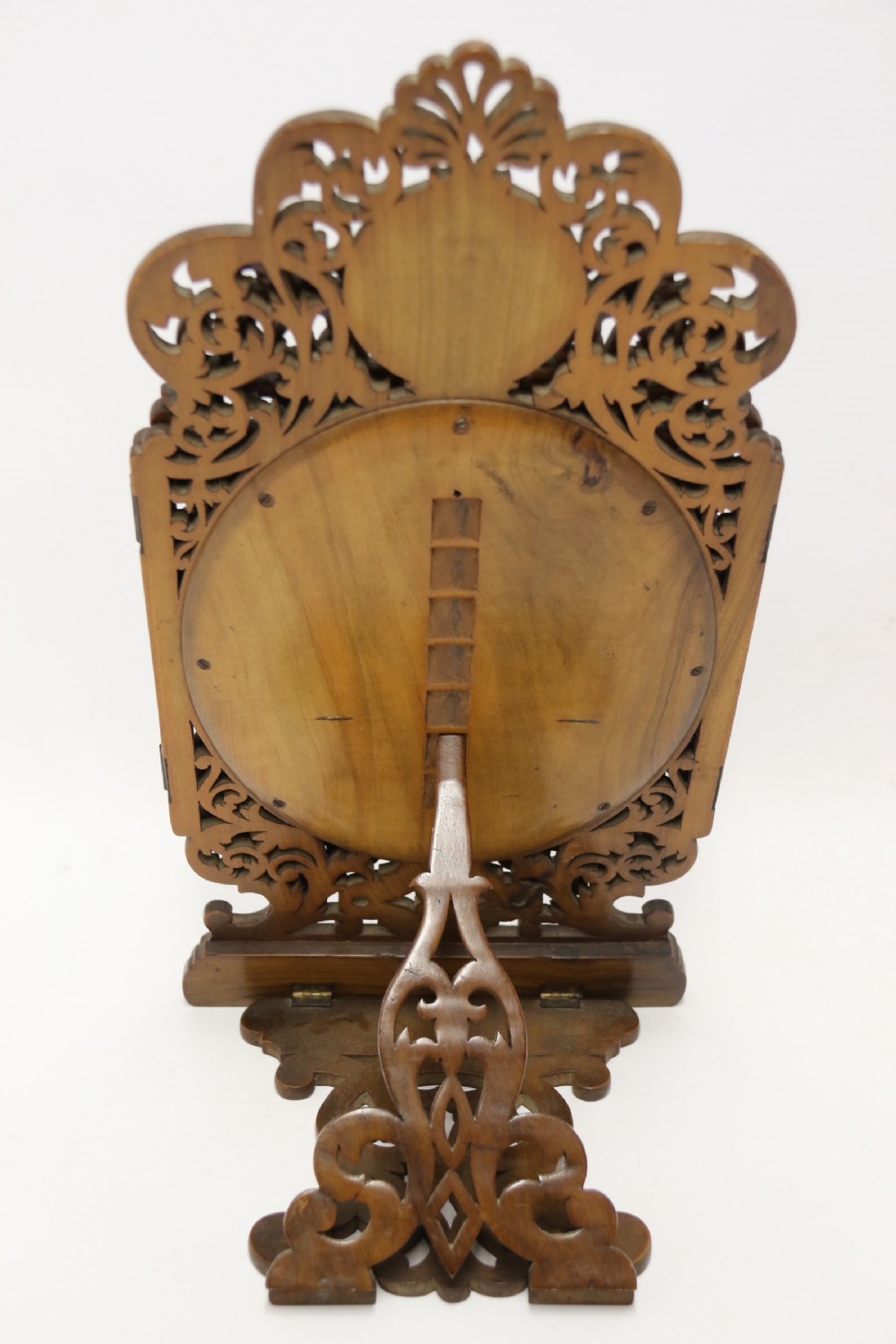 A Fine Grand Tour Italian Sorrento Ware Marquetry  Adjustable Mirror View VIII