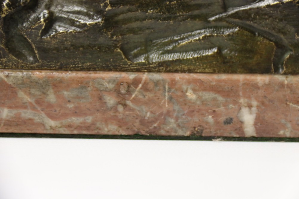 A mid 19th Century Silvered Bronze Study of  a Goat.  View XV
