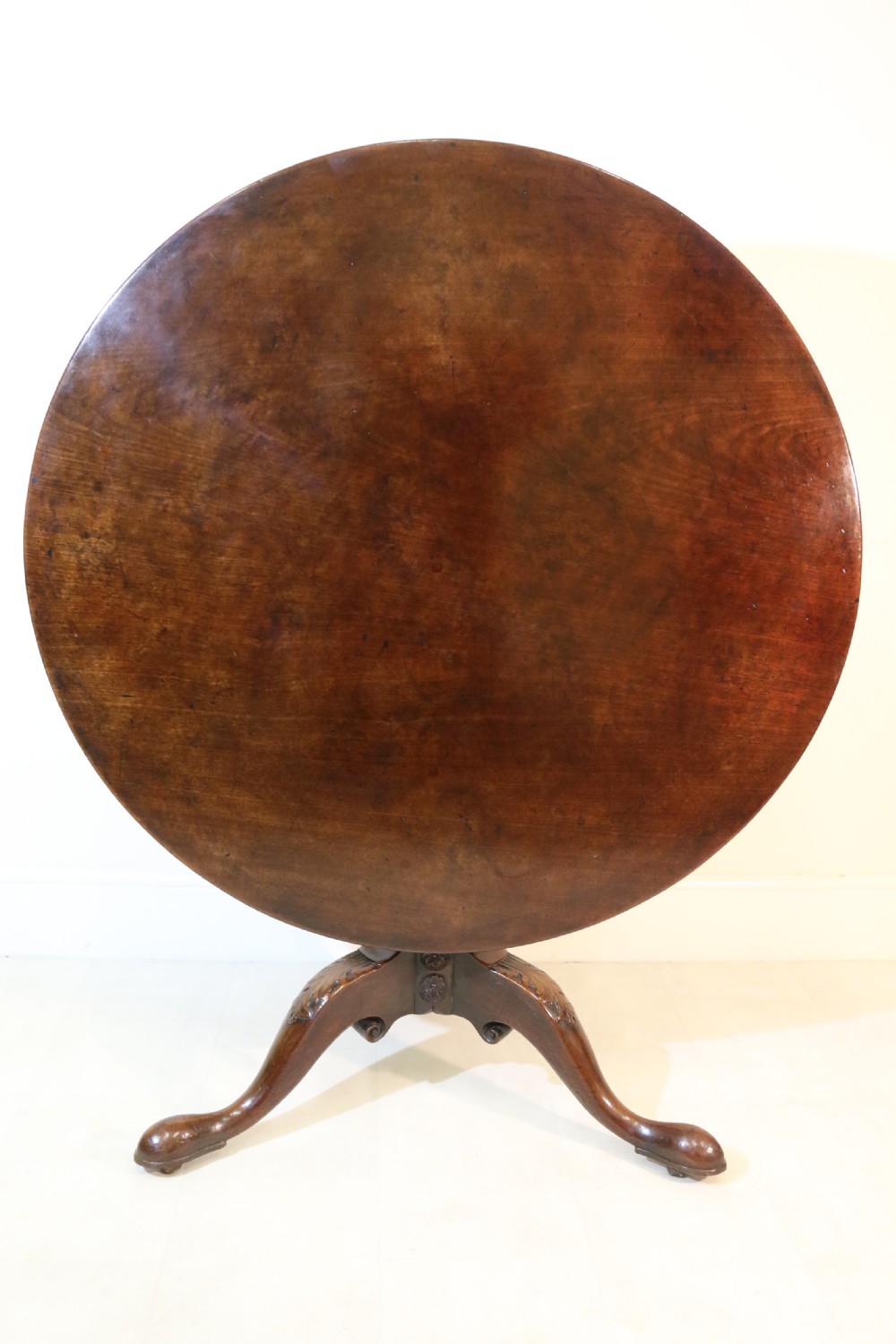 A Substantial Early Georgian Tripod Breakfast Table. View III