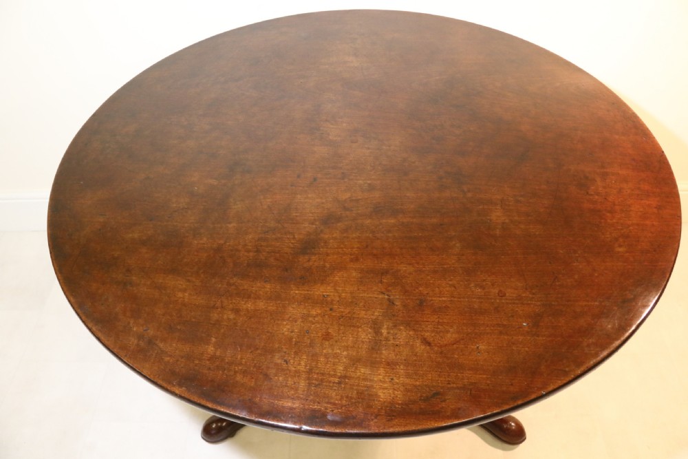 A Substantial Early Georgian Tripod Breakfast Table. View IV