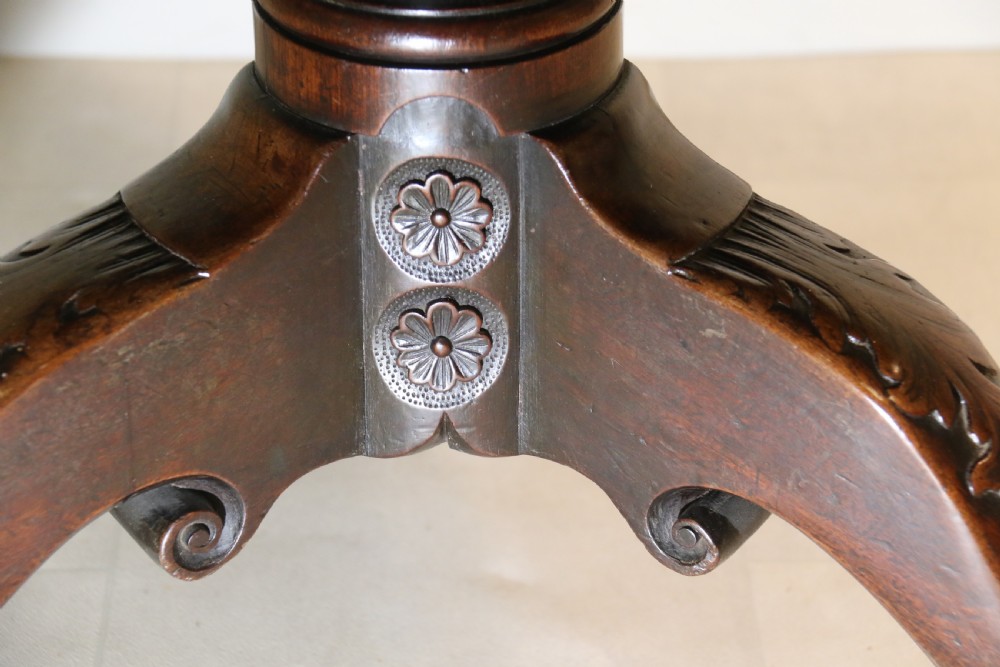 A Substantial Early Georgian Tripod Breakfast Table. View V