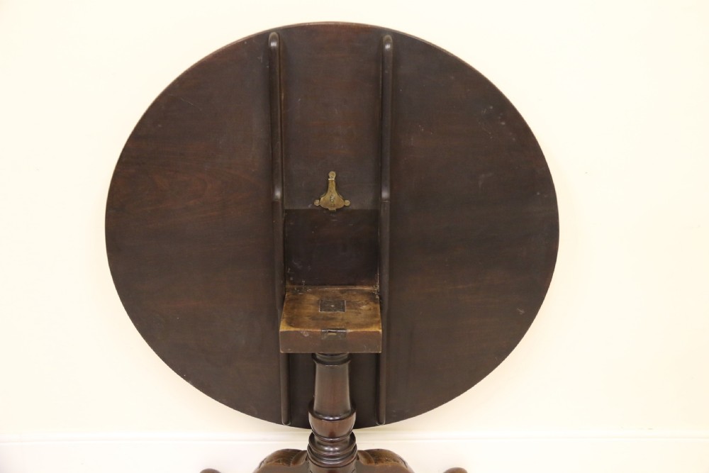 A Substantial Early Georgian Tripod Breakfast Table. View XIV