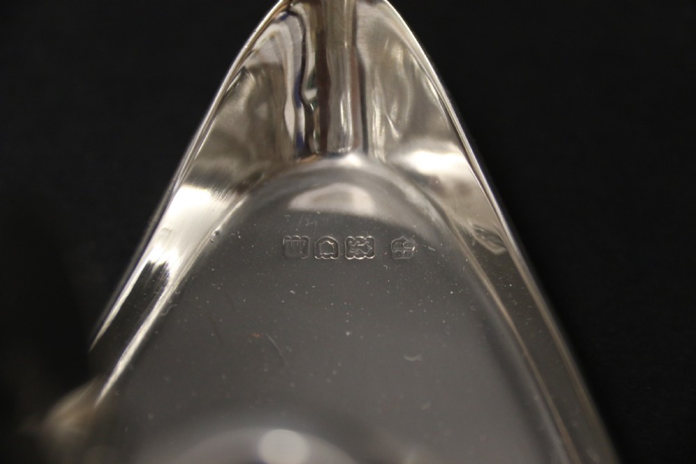 A fine Edwardian Silver Desk Inkstand. View VI