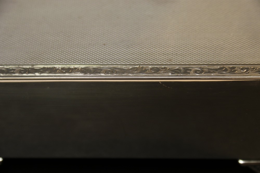 A Heavy English Solid Silver Box View III