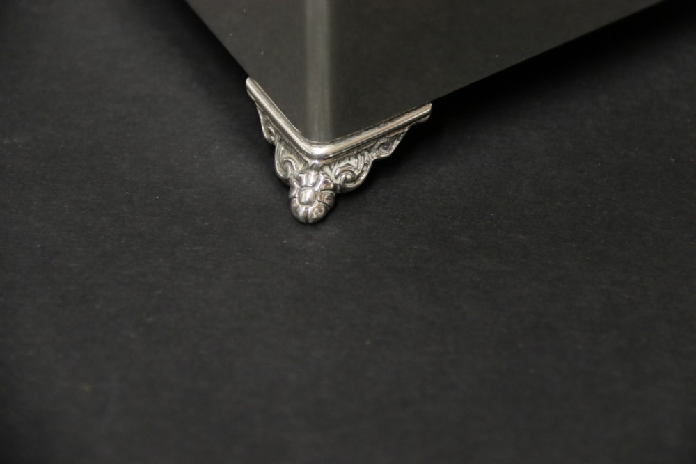 A Heavy English Solid Silver Box View IV