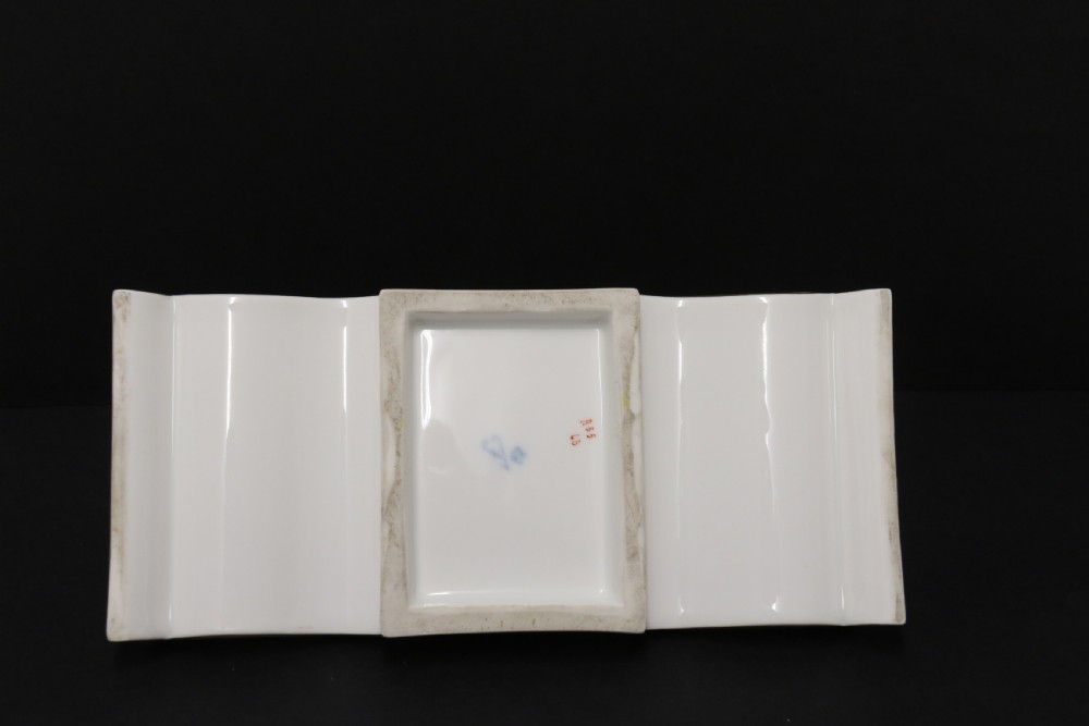 A Stylish Art Deco Porcelain Desk Inkstand View VI