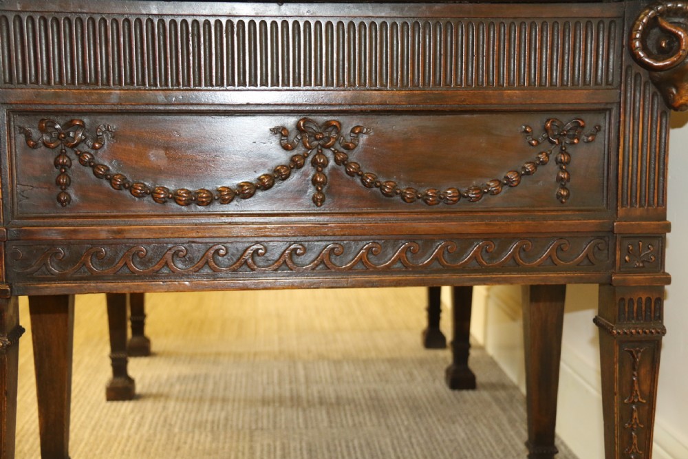   A fine Freestanding  Robert Adam style Desk View IX
