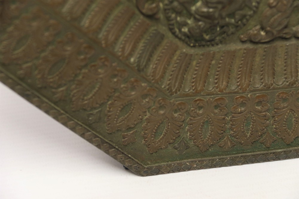 A Superb large Raj period 19th C Indian Copper Charger View VII