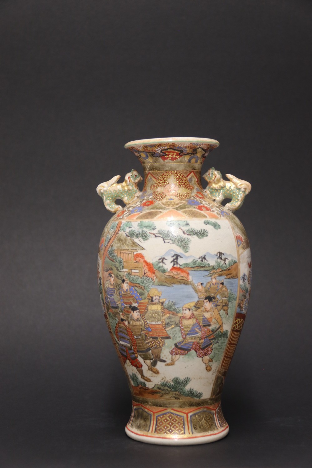 A pair of Japanese Satsuma Vases View X