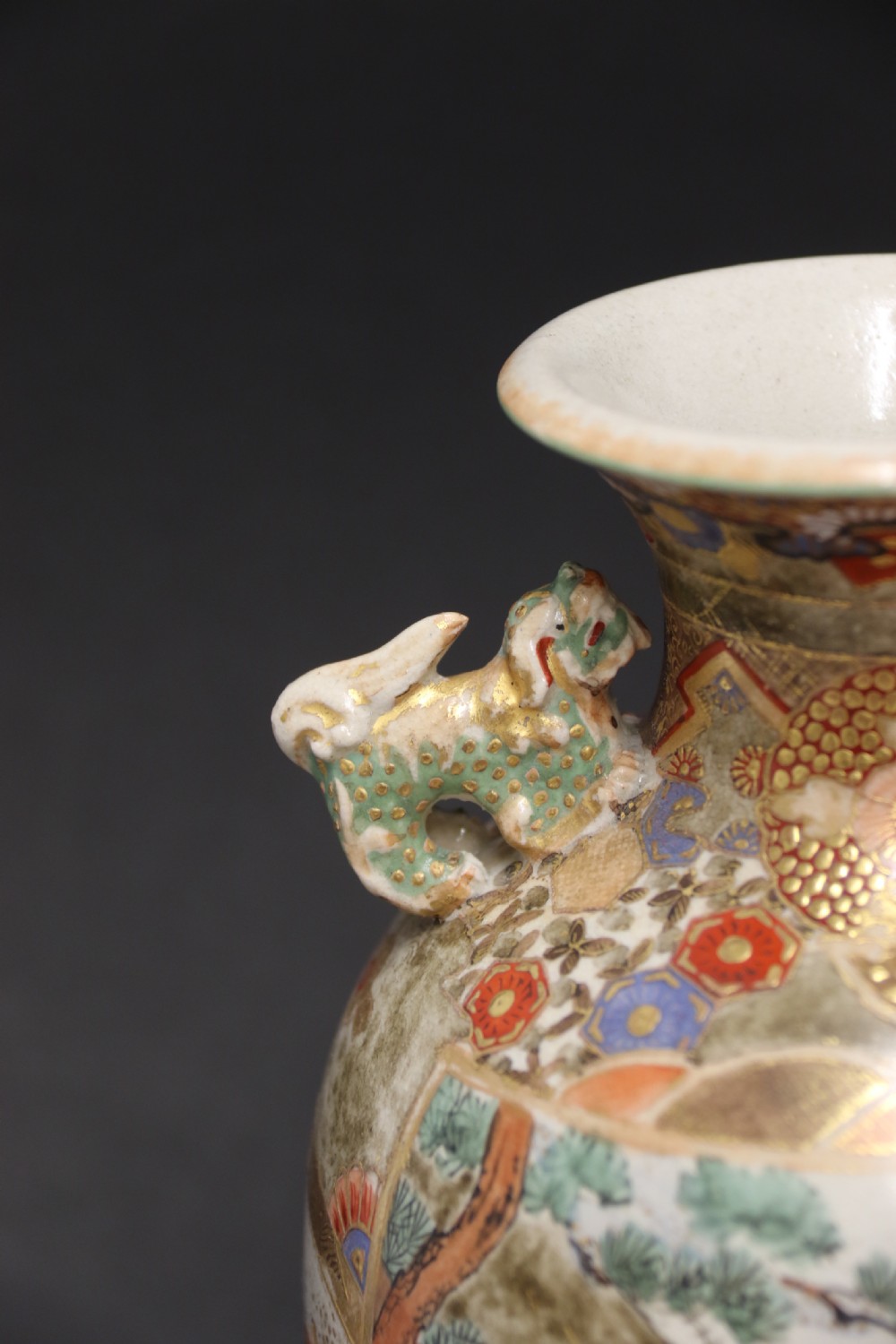 A pair of Japanese Satsuma Vases View XIII