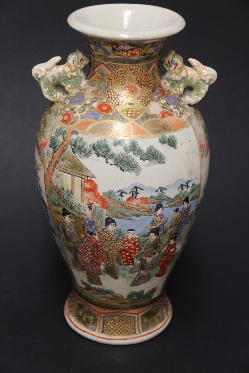 A pair of Japanese Satsuma Vases View XXII