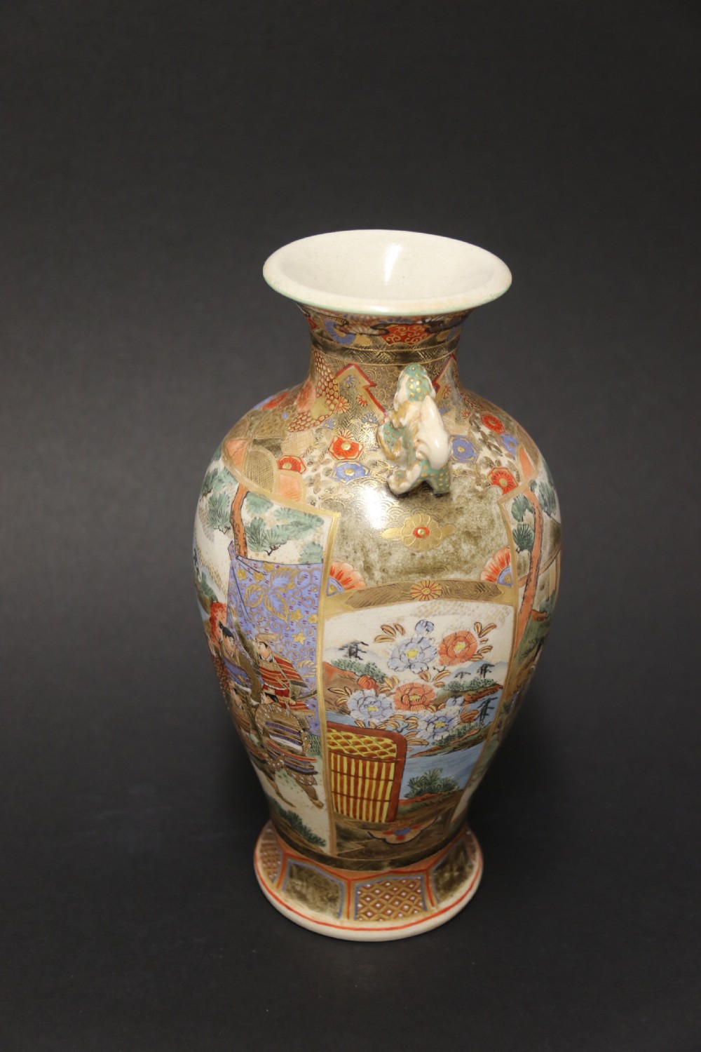 A pair of Japanese Satsuma Vases View XXIII