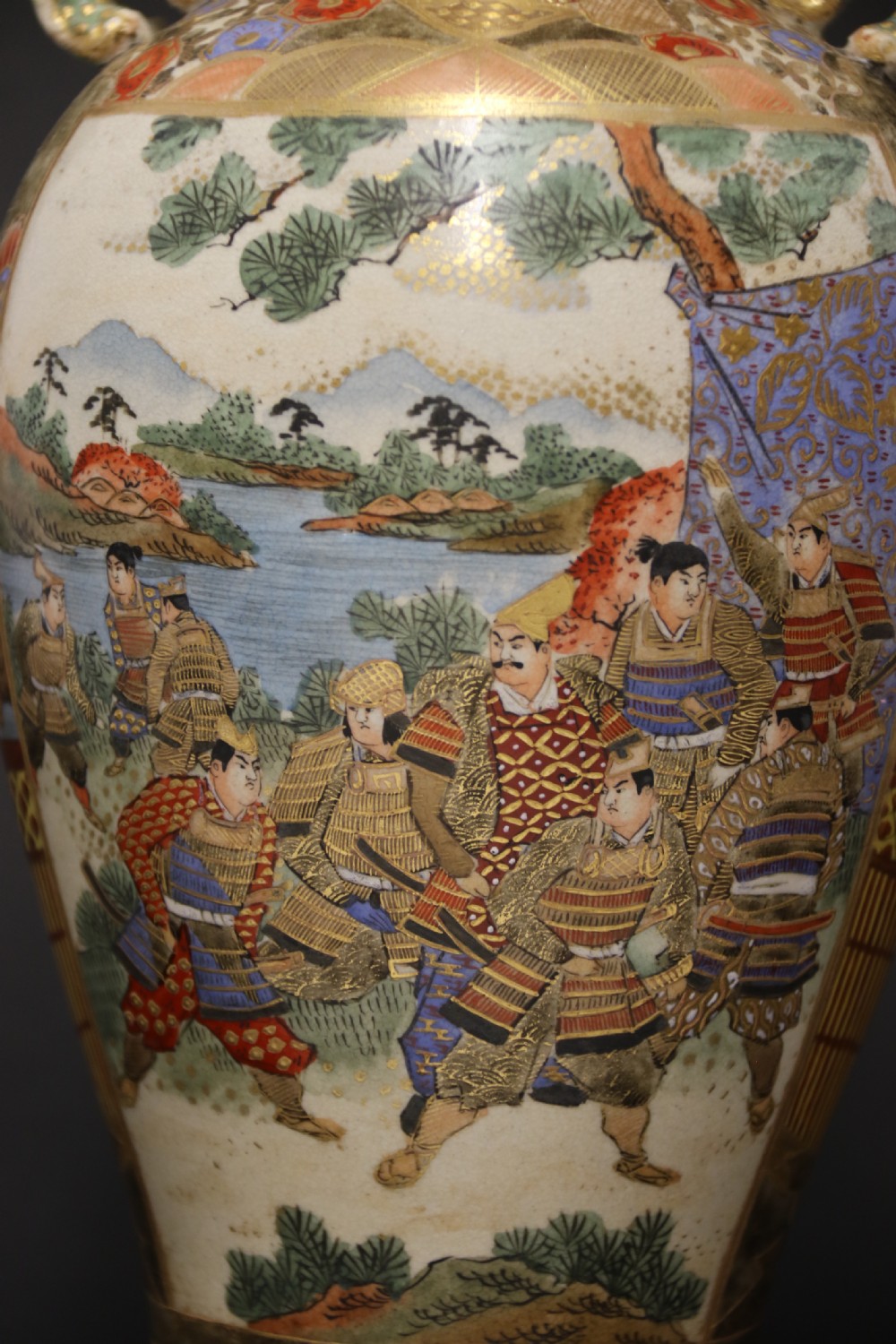 A pair of Japanese Satsuma Vases View XXX