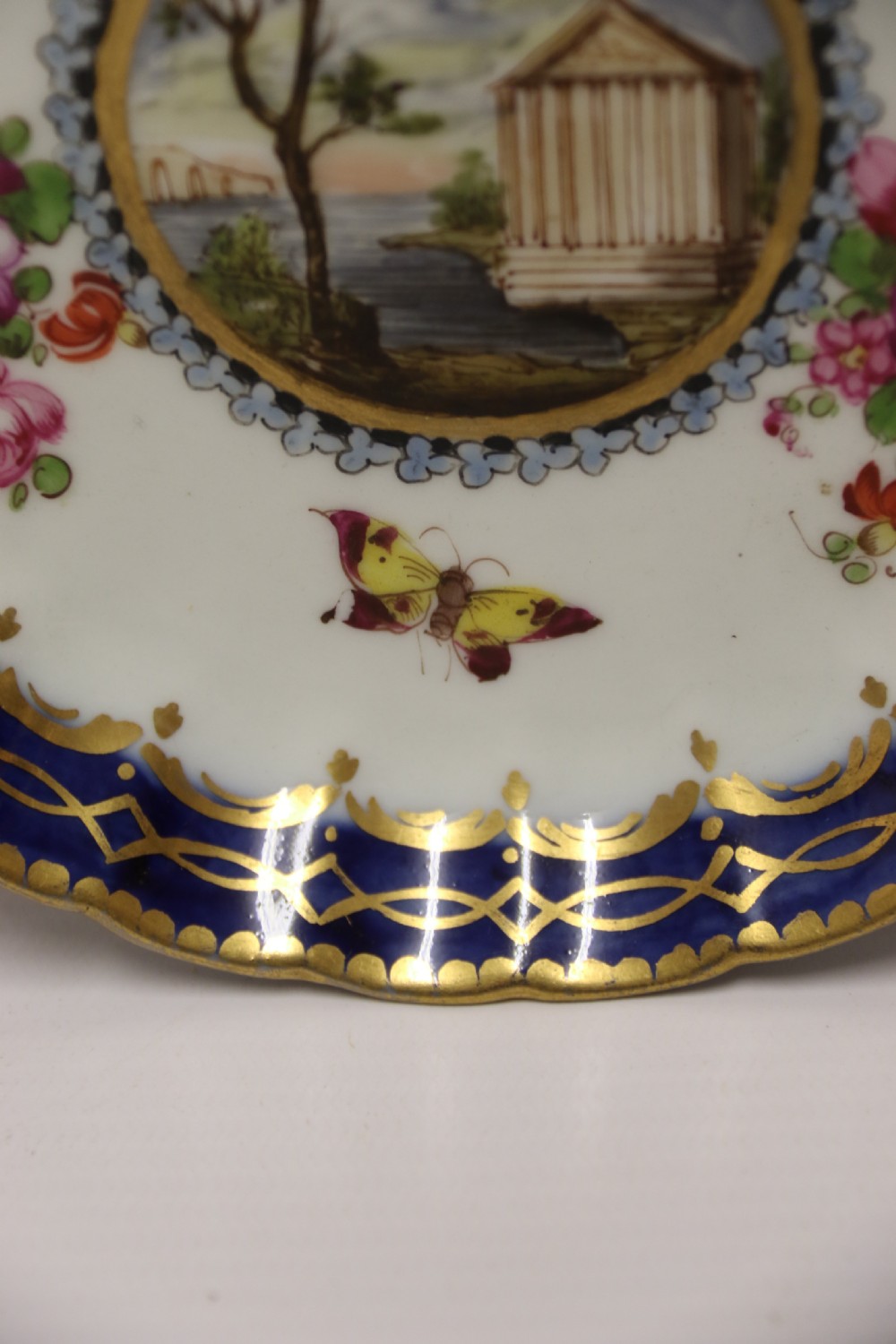A Lord Henry Thynne First Period Worcester Coffee Can and Saucer by Samson C 1875 View VII