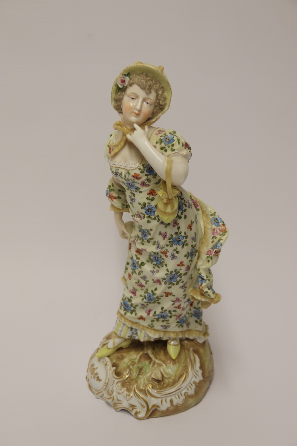 A superb pair of late 19th century Rudolstadt Volkstedt Figures   View XI
