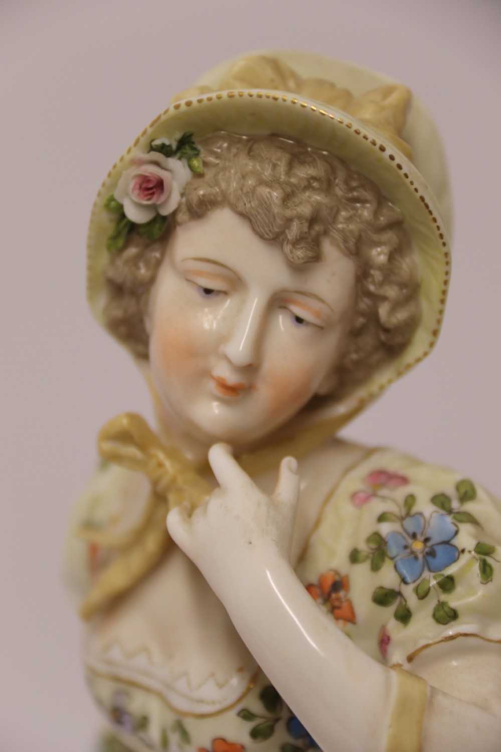 A superb pair of late 19th century Rudolstadt Volkstedt Figures   View XV
