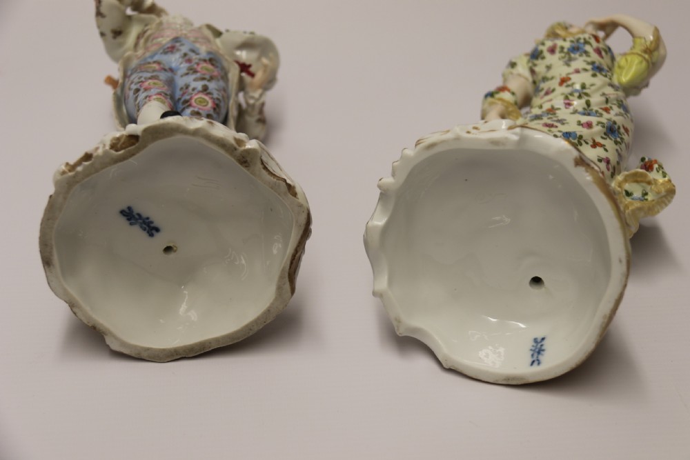A superb pair of late 19th century Rudolstadt Volkstedt Figures   View XXVII