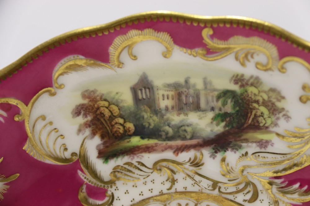A rare English over sized early 19th century Minton Breakfast cup and saucer. View VI