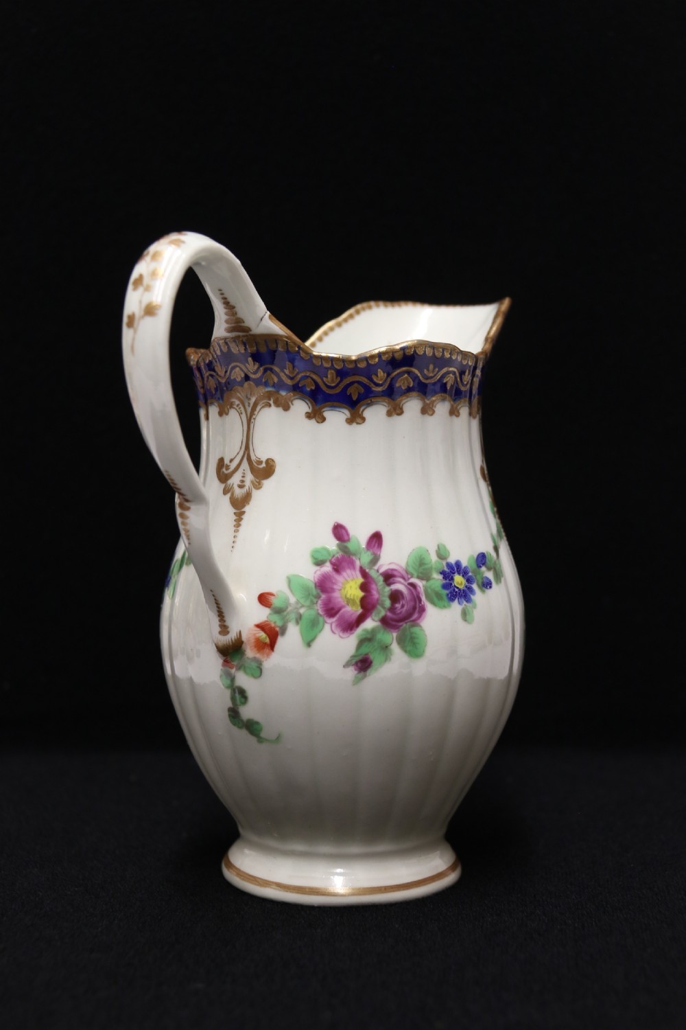 A Dr. Wall first period Worcester Cream Jug, C 1770 View III
