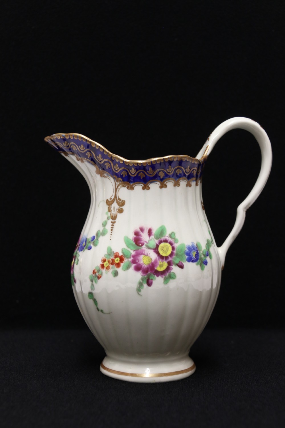 A Dr. Wall first period Worcester Cream Jug, C 1770 View IX