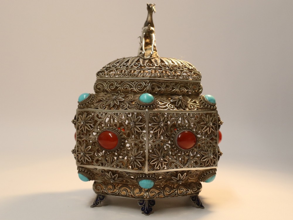 An Indian Filigree work Silver Censer  View II
