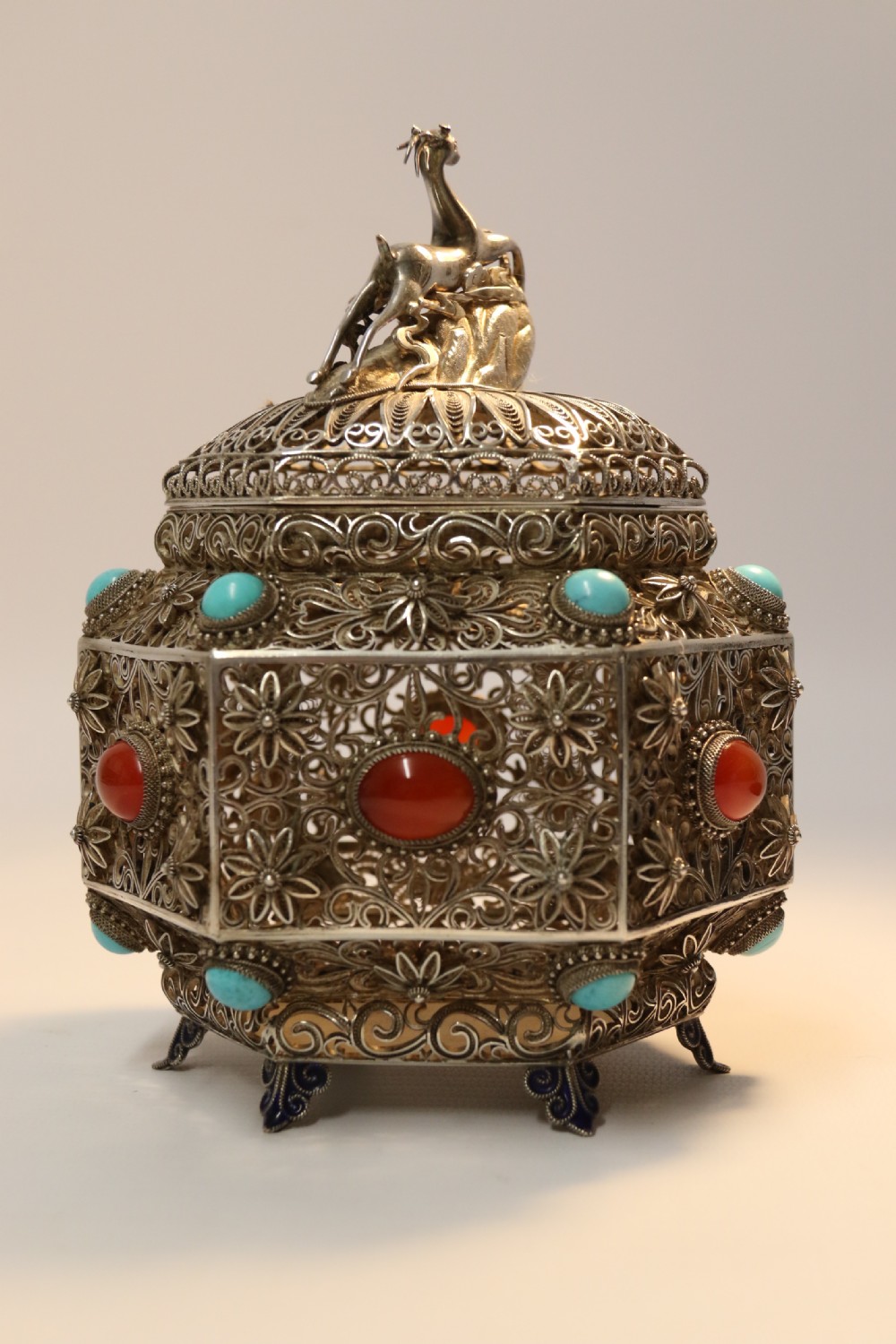 An Indian Filigree work Silver Censer  View III