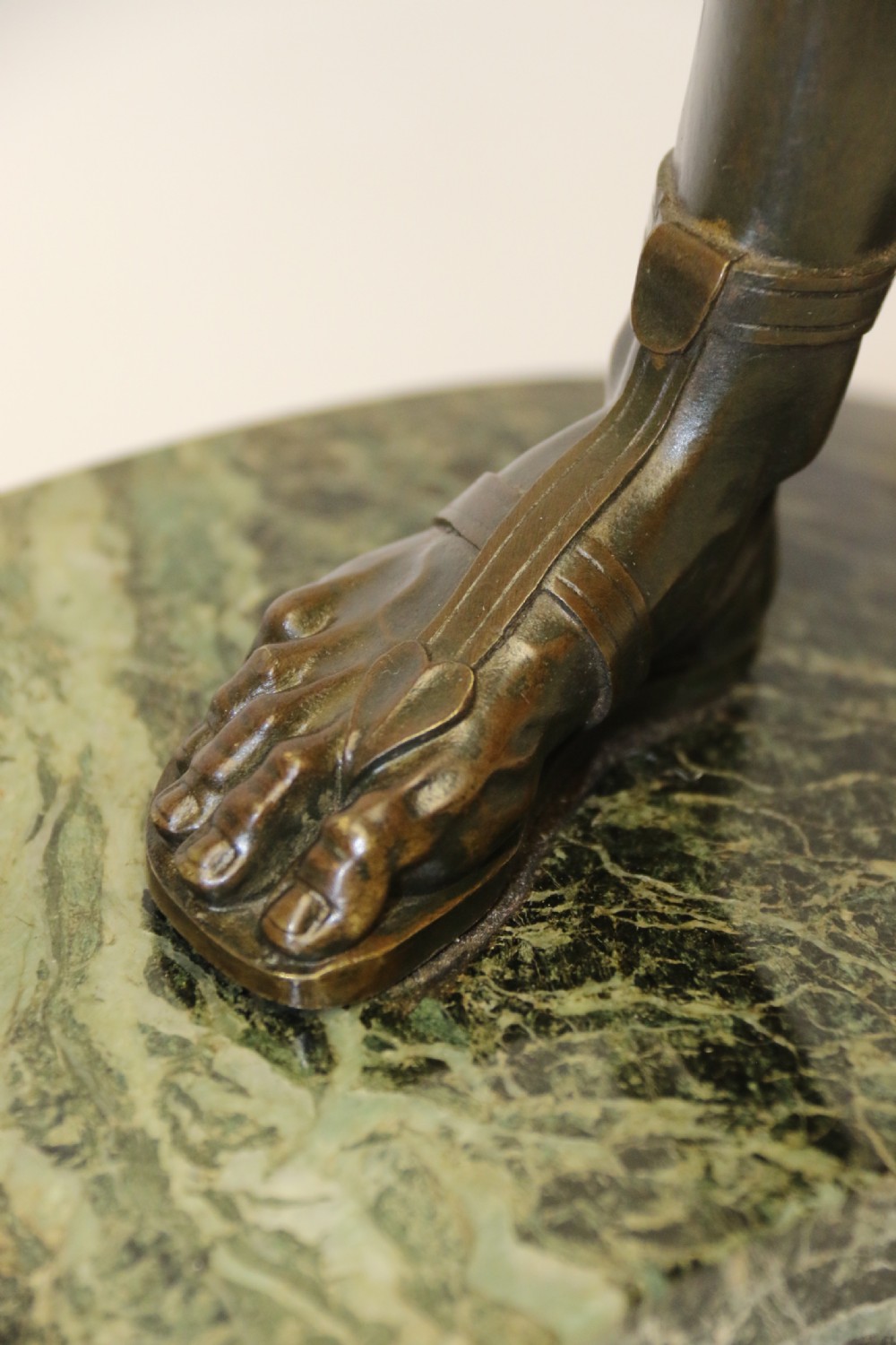A large Italian Grand Tour Bronze Sculpture of the Greek God Prometheus. View VIII