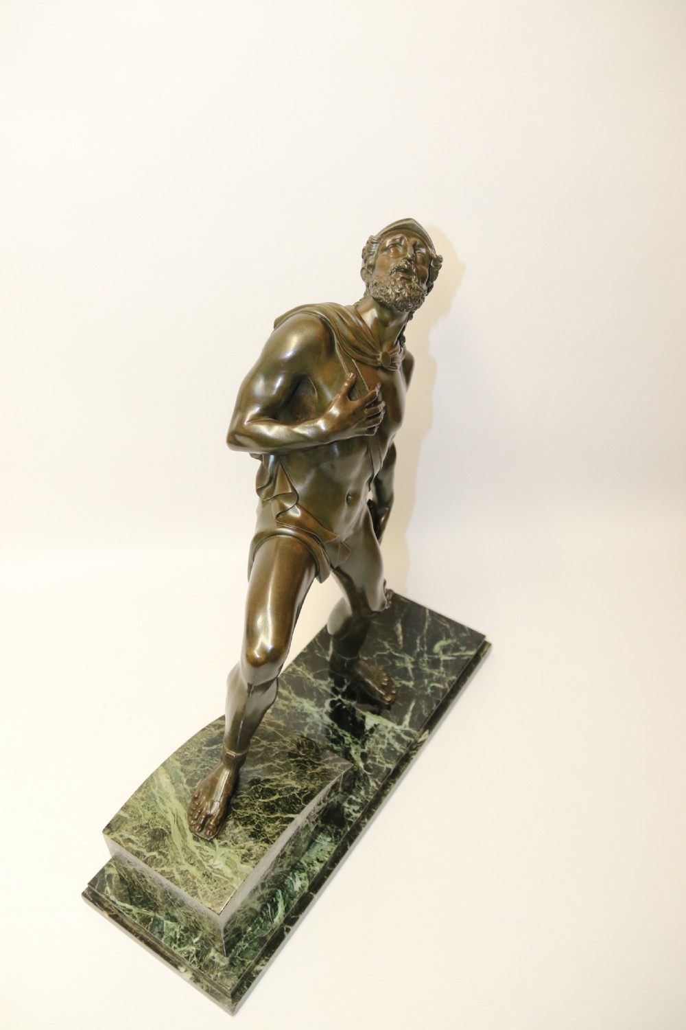 A large Italian Grand Tour Bronze Sculpture of the Greek God Prometheus. View XII