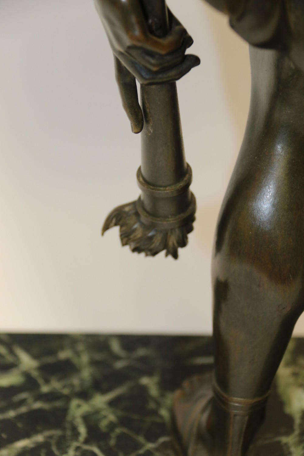 A large Italian Grand Tour Bronze Sculpture of the Greek God Prometheus. View XV
