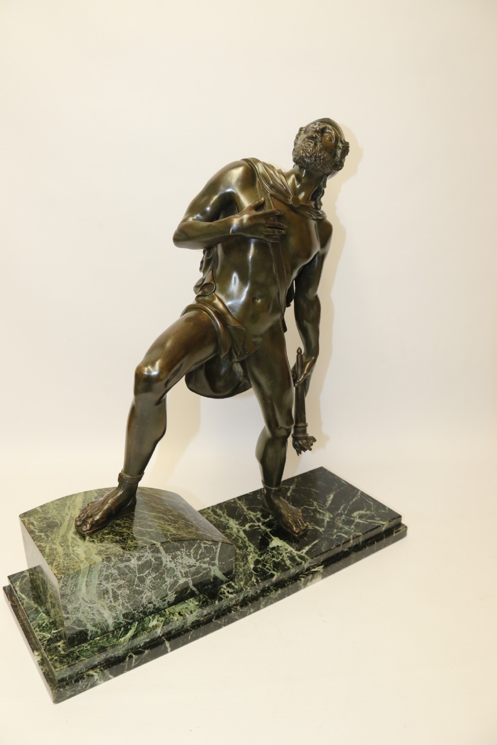 A large Italian Grand Tour Bronze Sculpture of the Greek God Prometheus. View XXI