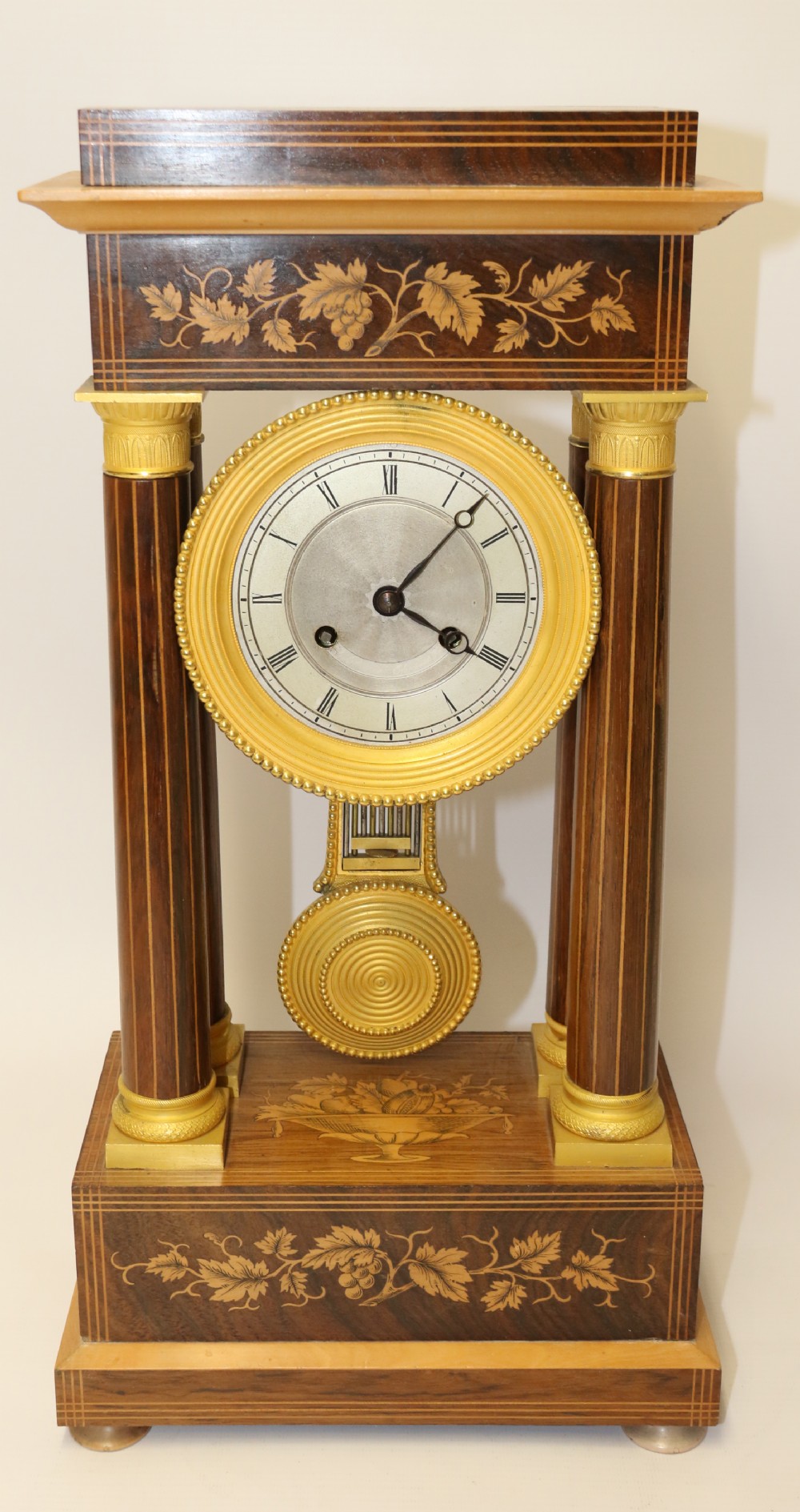A Superb 19th Century  French Portico Clock  