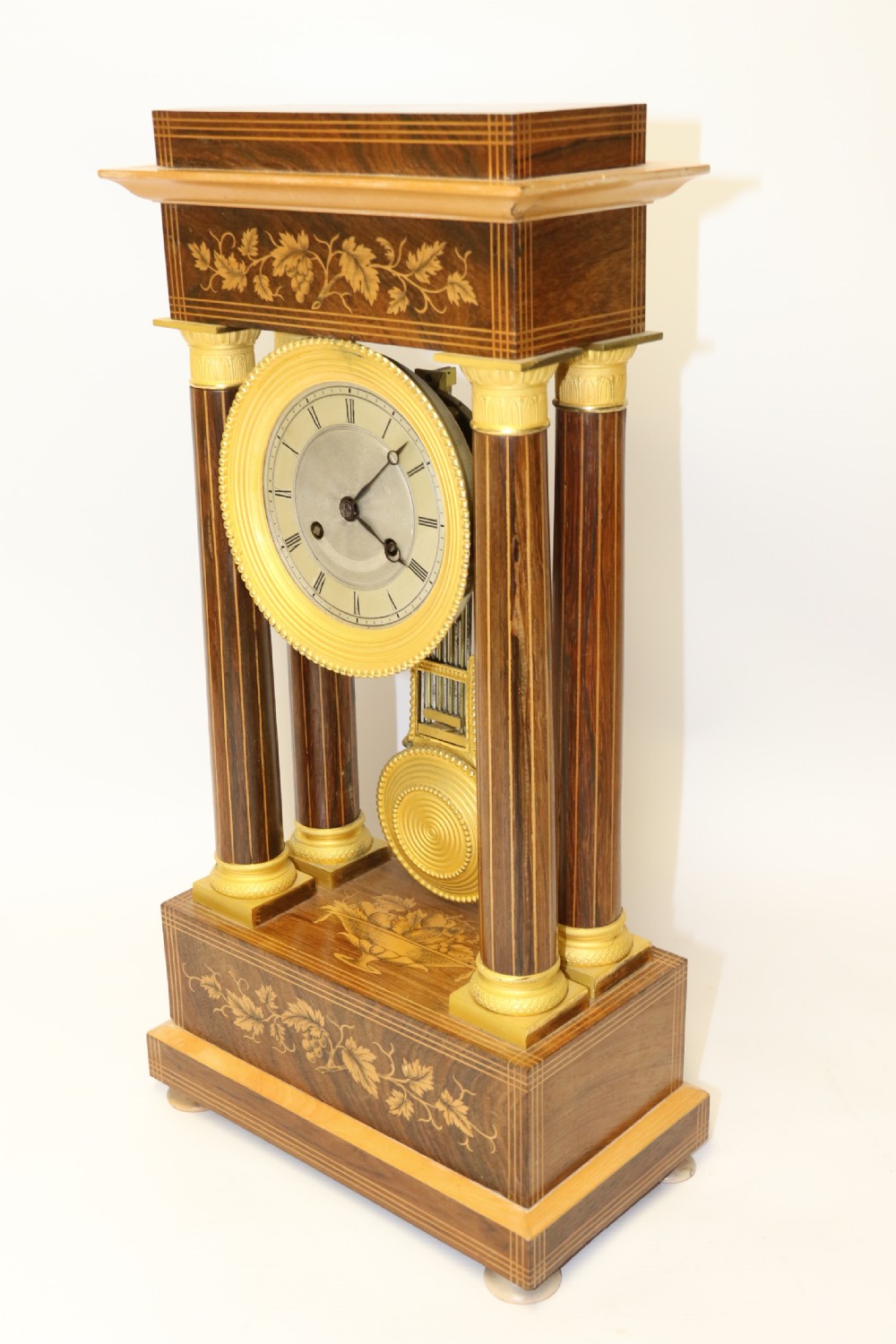 A Superb 19th Century  French Portico Clock   View IV