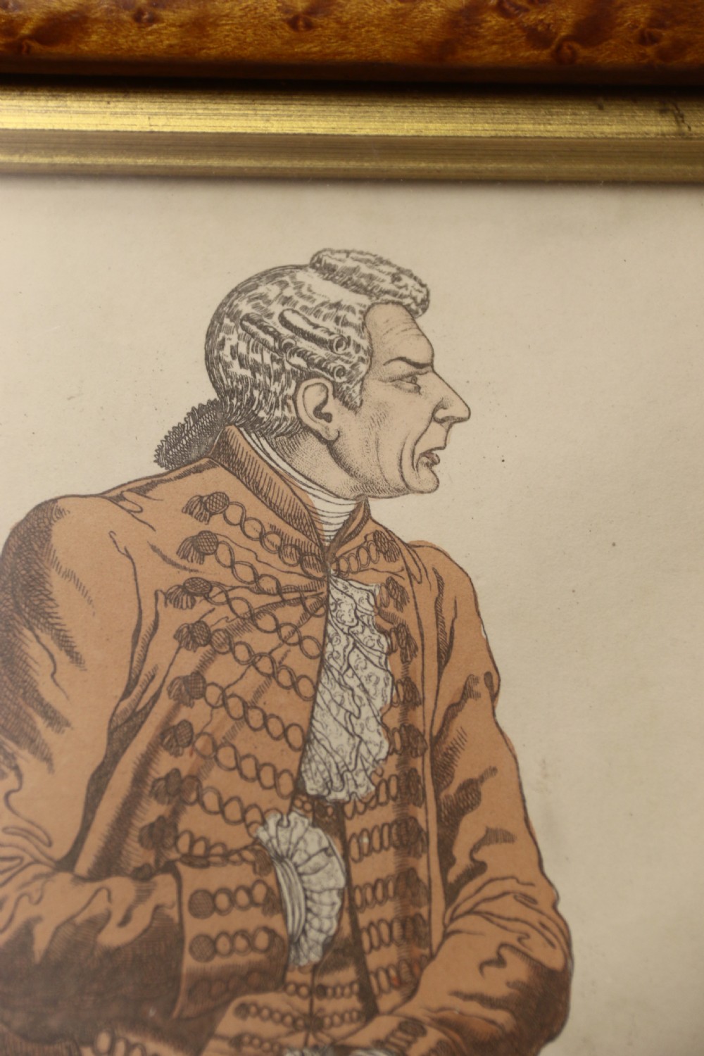 An interesting Pair of English Hand Coloured Regency Theatrical Prints View VII