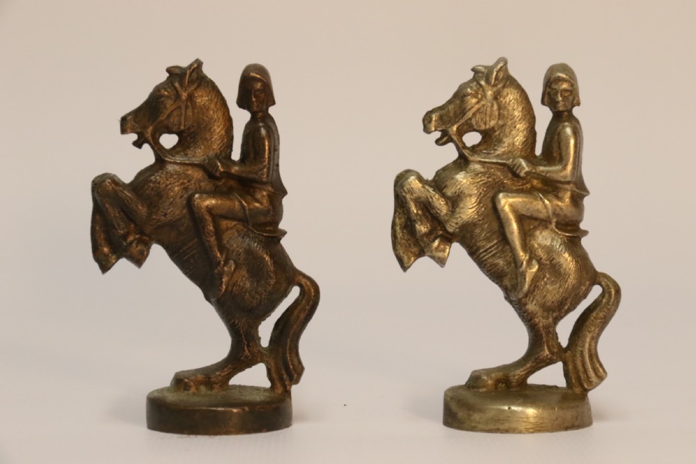 An Unusual Bronze and Nickel Chess Set View II
