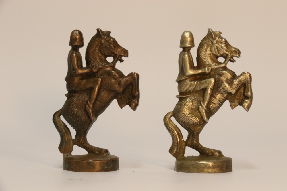 An Unusual Bronze and Nickel Chess Set View III