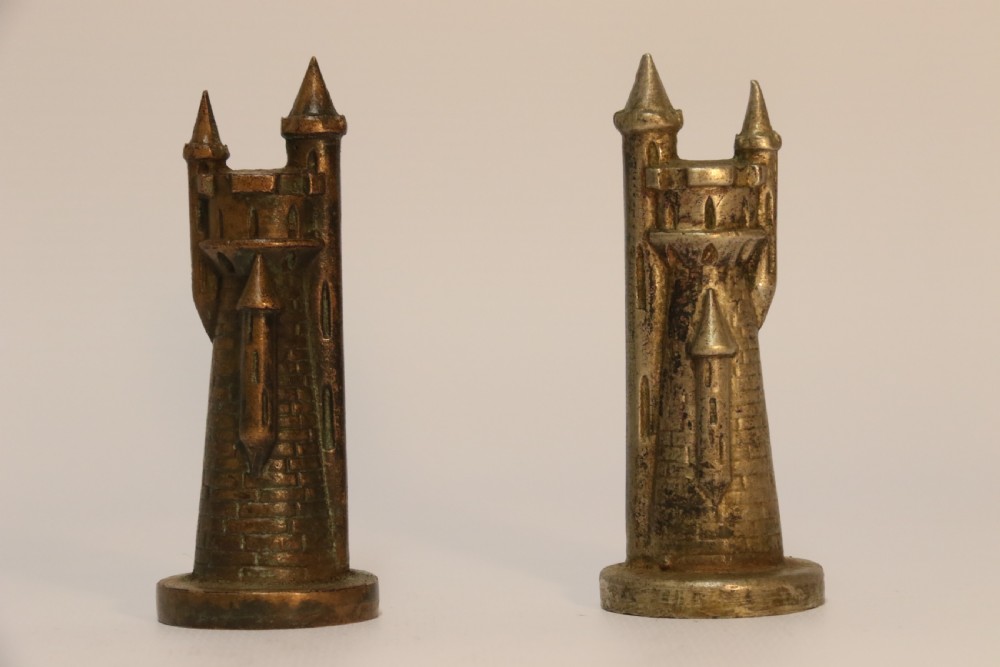 An Unusual Bronze and Nickel Chess Set View IV