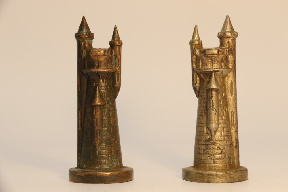 An Unusual Bronze and Nickel Chess Set View VI