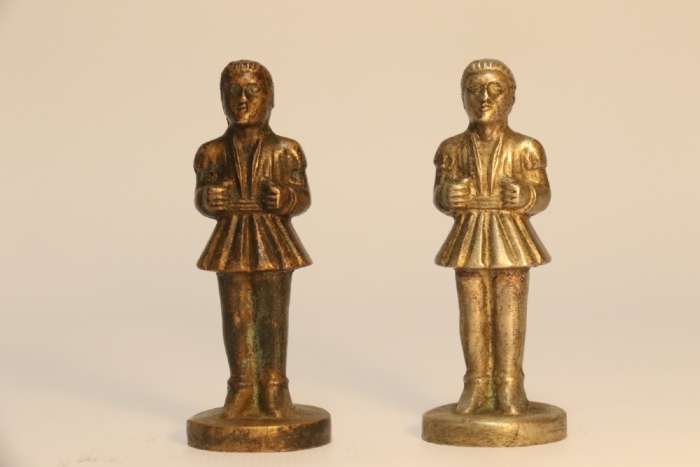 An Unusual Bronze and Nickel Chess Set View VII