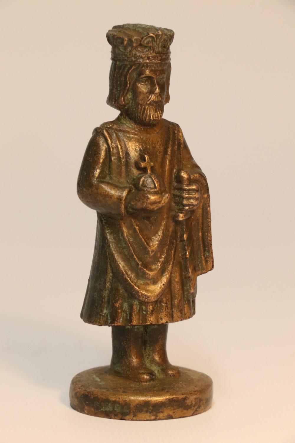 An Unusual Bronze and Nickel Chess Set View XII